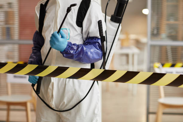 Professional Trauma Scene Cleanup technician working in Howard City, MI